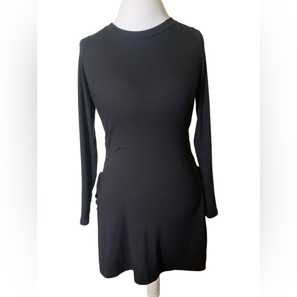 Rue 21 black ribbed knit dress - Picture 2 of 7